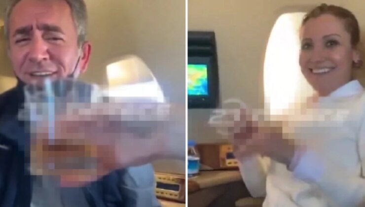 Ankara bu videoyu konuşuyor! İYİ Partili isimler özel jette alkol alıp şarkılar söylerken görüntülendi