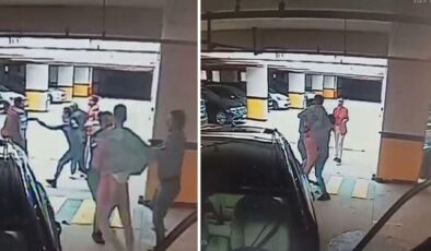 Çekmeköy’de Türk Halk Müziği sanatçısı Mustafa Küçük ve komşusu arasında kavga kamerada