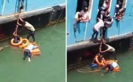 Kenya’da bir kadın 8 aylık bebeğini feribottan denize attı