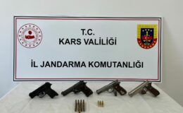Digor’da silah ticareti operasyonu