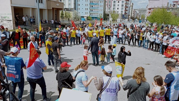 Kars’ta coşkulu 1 Mayıs