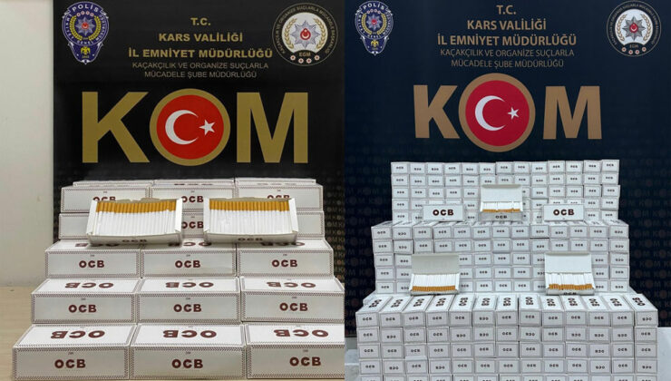 Sarıkamış’ta kaçak sigara operasyonu