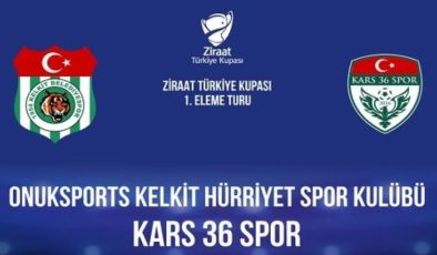 Kars 36 Spor’un Ziraat Türkiye kupasındaki rakibi belli oldu