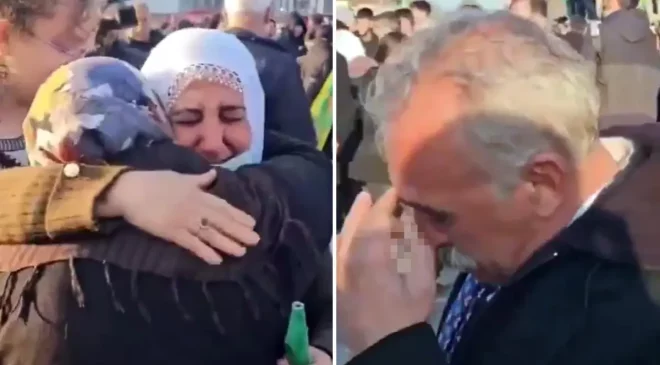 Diyarbakır’da Öcalan’ın çağrısı okunurken vatandaşların tepkisi