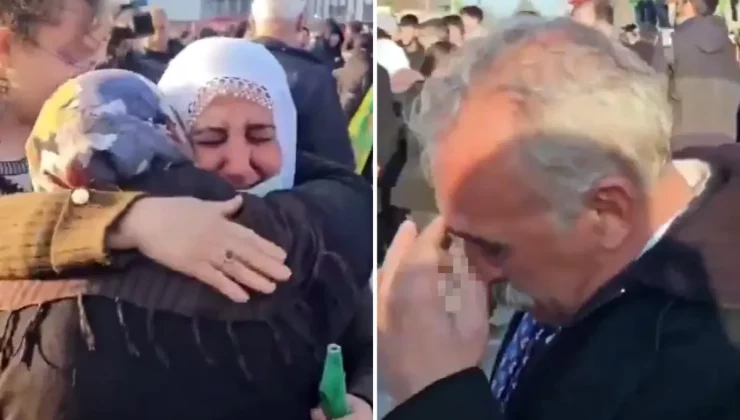 Diyarbakır’da Öcalan’ın çağrısı okunurken vatandaşların tepkisi