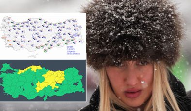 KAR ALARMI! Meteoroloji’den 19 il için kar uyarısı! İşte o illerimiz – HABERLER | Son dakika haberleri