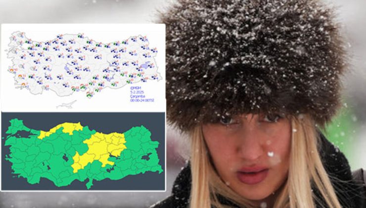 KAR ALARMI! Meteoroloji’den 19 il için kar uyarısı! İşte o illerimiz – HABERLER | Son dakika haberleri