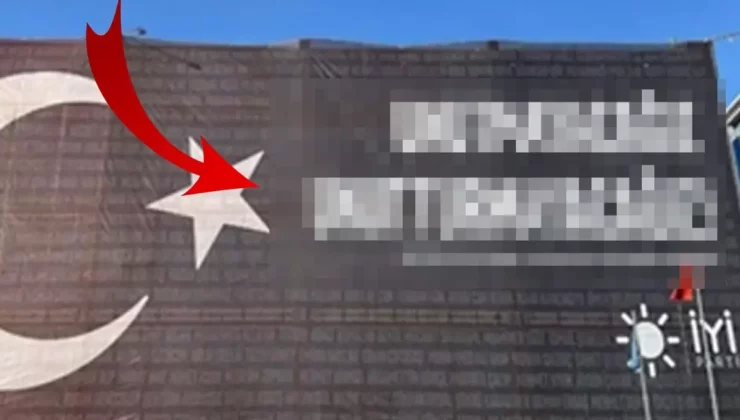 Öcalan’ın çağrısı okunurken, İYİ Parti genel merkezine dev afiş asıldı: Unutturmayacağız