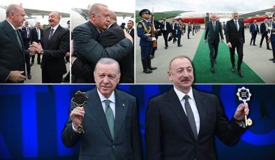 Cumhurbaşkanı Erdoğan, Laçın Havalimanı’nın açılışını yaptı