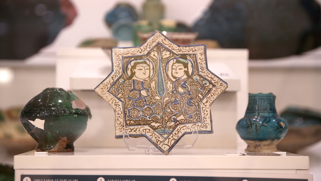 Ani’deki kazılarda bulunan “sırlı seramikler” görücüye çıktı