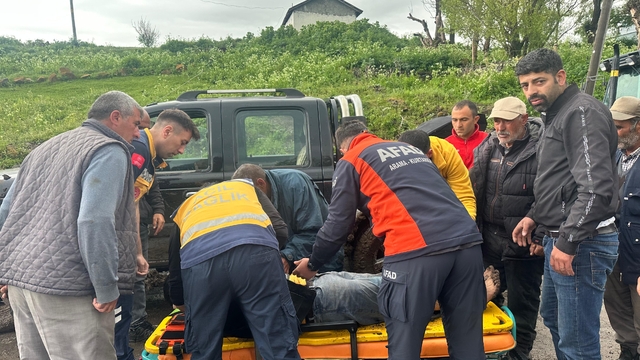 Kars’ta yıldırım isabet eden çoban yaralandı