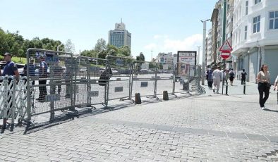 Taksim Meydanı yaya girişine kapatıldı