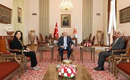 TBMM Başkanı Kurtulmuş, DEM Parti heyeti ile görüştü