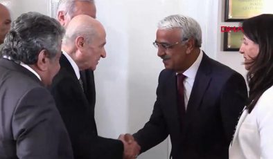 DEM Parti heyetinden Bahçeli’ye ziyaret