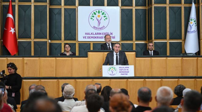 DEM Parti’den PKK’nın silahla bırakma adımı ile ilgili açıklama