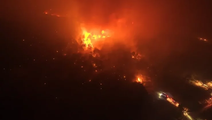 Karabük’te ormanlık alanda yangın! İki köy tahliye edildi
