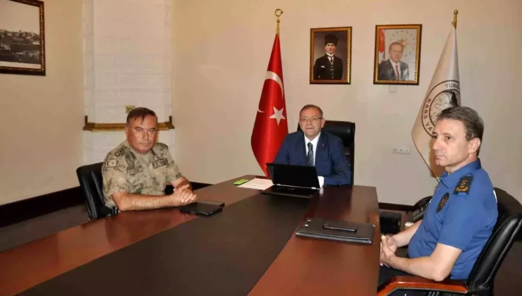 Kars’ta Temmuz Ayı Asayiş ve Güvenlik Toplantısı Yapıldı