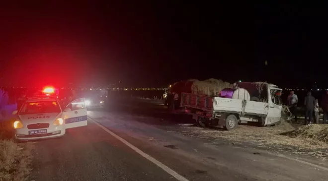 Kars’ta Trafik Kazasında 1 Kişi Hayatını Kaybetti, 3 Yaralı
